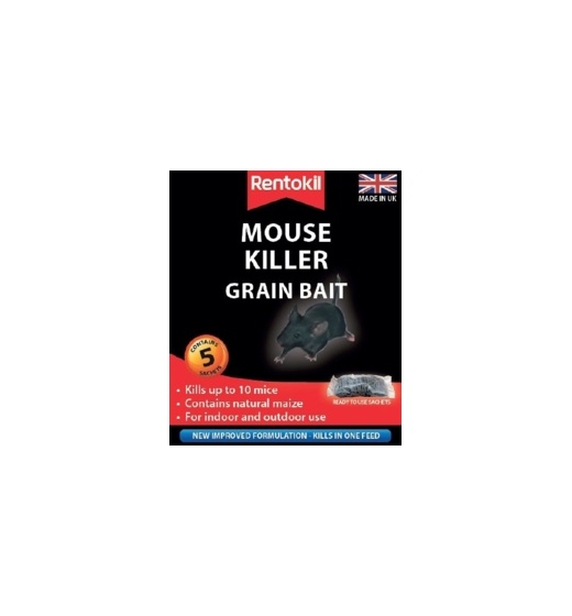 Rentokil Mouse Killer Grain Bait 5 Sachet