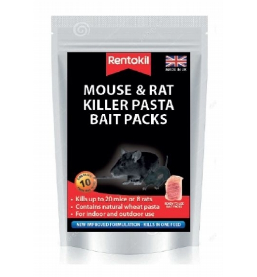 Rentokil Mouse & Rat Killer Pasta Bait 10 Sachet