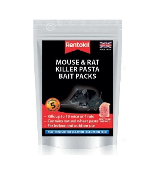 Rentokil Mouse & Rat Killer Pasta Bait 5 Sachet