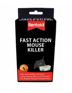 Rentokill Fast Action Mouse Killer Single