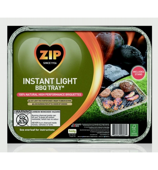 Zip 100% Natural Disposable BBQ Tray 