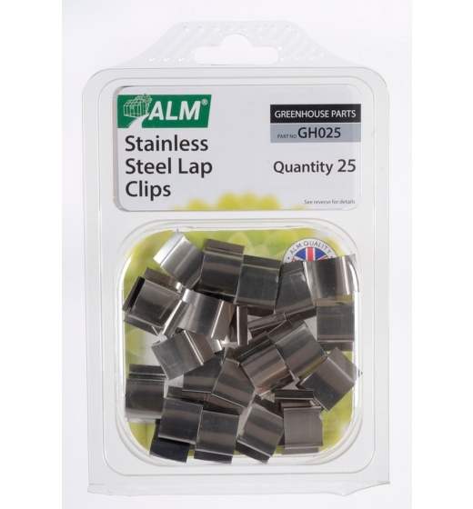 ALM Sprung Glazing Lap Clips Stainless Steel