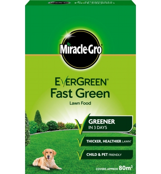 Miracle-Gro Evergreen Fast Green 80m2 Box