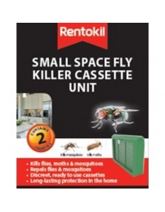 Rentokil Small Space Fly Killer Cassette Unit Twin Pack