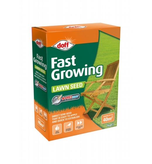 Doff Fast Acting Lawn Seed With Procoat 1kg