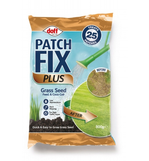 Doff Patch Fix Plus Grass Seed, Feed & Coco Coir 800g