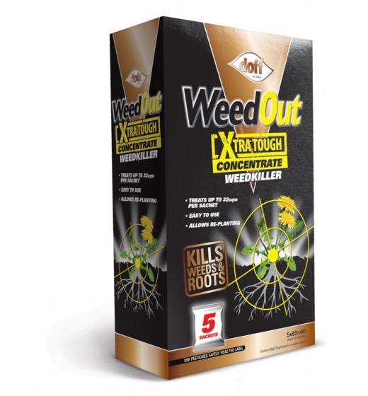 Doff WeedOut Extra Tough Concentrated Weedkiller 5 Sachet