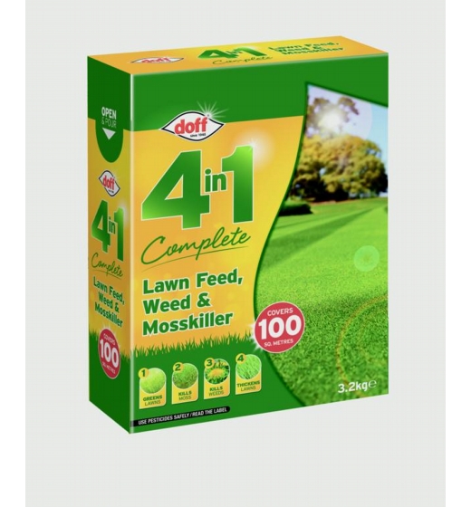 Doff 4 In 1 Complete Lawn Feed, Weed & Mosskiller 3.5kg