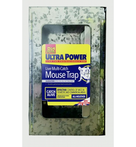 The Big Cheese Ultra Power Live Multi Catch Mouse Trap 