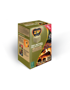 Zip 100% Natural Firelighter Cubes 20 Cubes