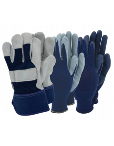 Town & Country Mens Triple Pack Rigger Glove