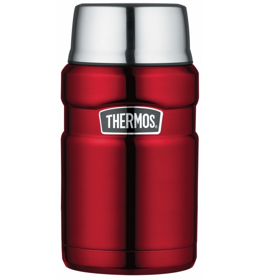 Stainless King Food Flask 0.71L Red