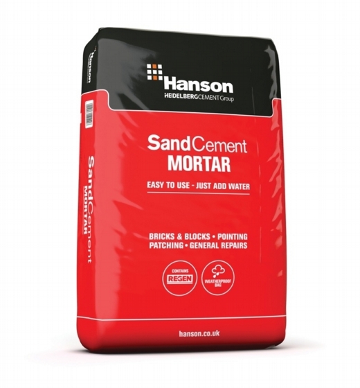 Hanson Sand & Cement Mortar Plastic Bag 20kg