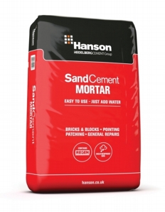 Hanson Sand & Cement Mortar Plastic Bag 20kg
