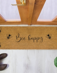 Bee Happy Bee Patio Doormat 