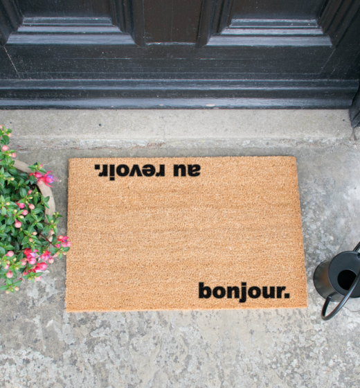 Bonjour, Au Revoir Doormat