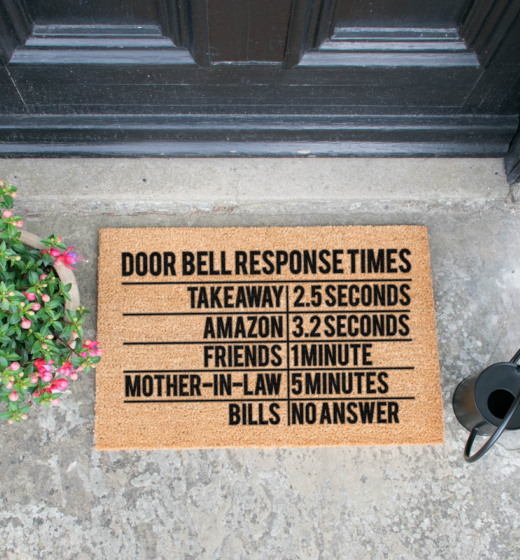 Door Bell Response Times Doormat