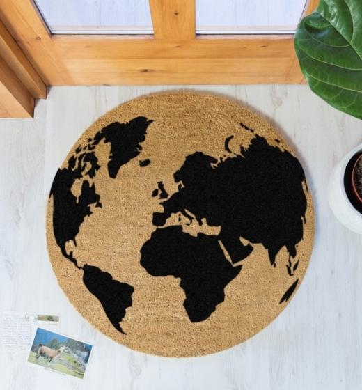 Globe Circle Doormat