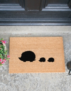 Hedgehog Family Doormat 