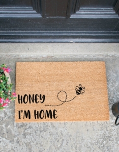 Honey I'm Home Bee Doormat