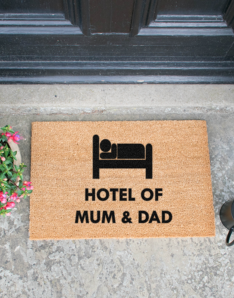Hotel of Mum & Dad doormat