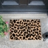 Leopard Print Patio Doormat