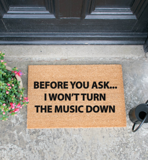 Loud Music Doormat