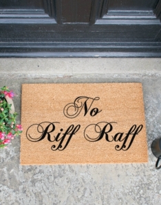 No Riff Raff Doormat