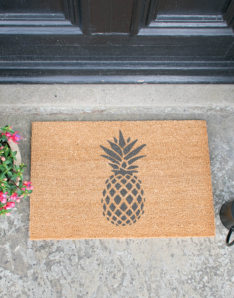 Pineapple Grey Doormat