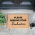 Please Remove Your Louboutins Doormat