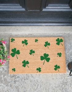Shamrocks Green Doormat