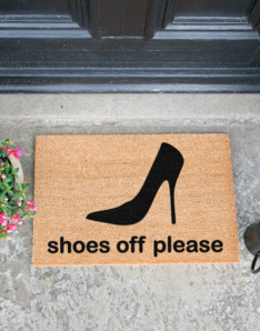 Shoes off please Doormat