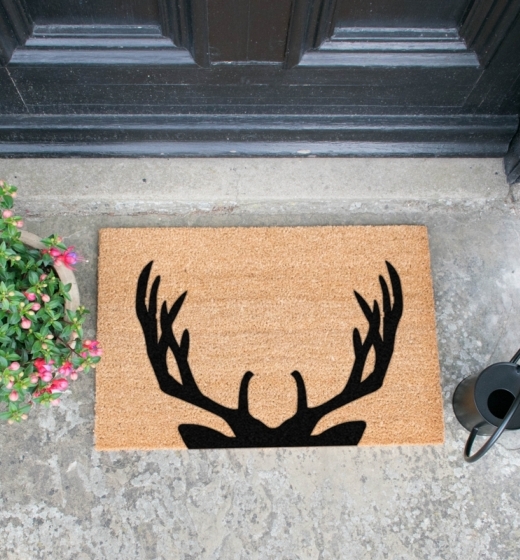 Stag Antlers Doormat 