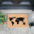 World Map Doormat