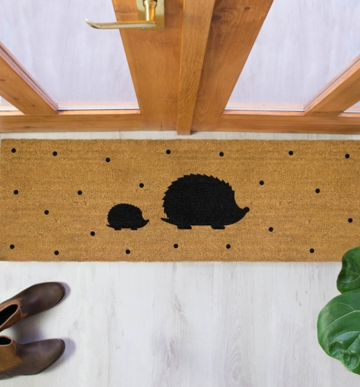 Hedgehog Spots Patio Doormat
