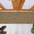 Grey Leopard Print Patio Doormat