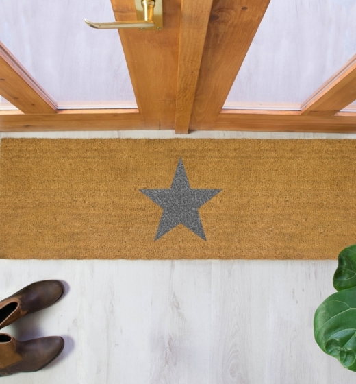Grey Star Patio Doormat 