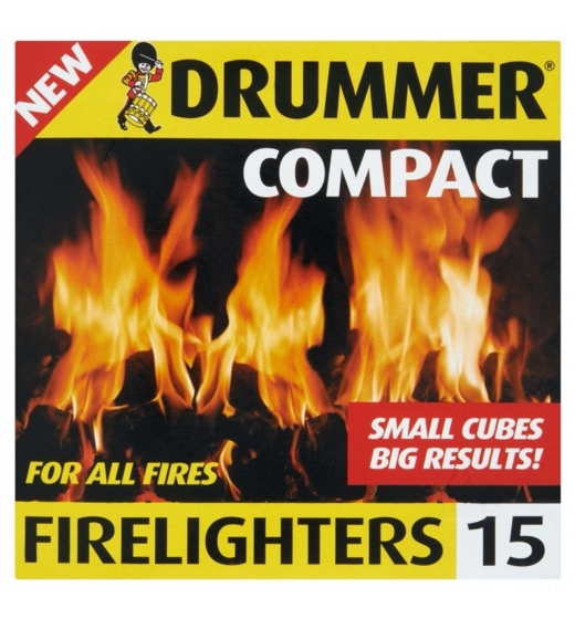 Drummer Firelighters Block Pack 15
