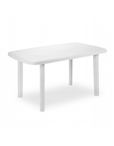 SupaGarden Plastic Oval Table White