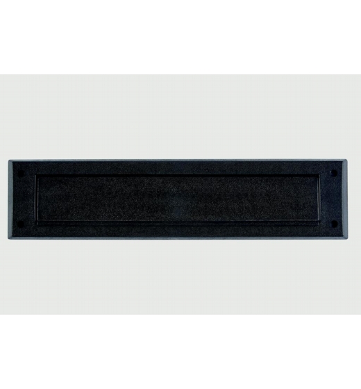 Woodside Letterbox Draught Excluder With Cover Brown