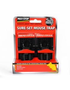Pest-Stop Sure Set Plastic Mouse Traps Twin Pack