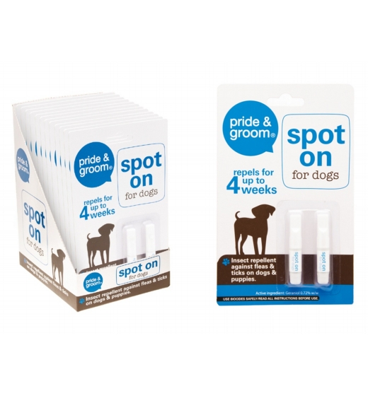Pride & Groom Spot On For Dogs 