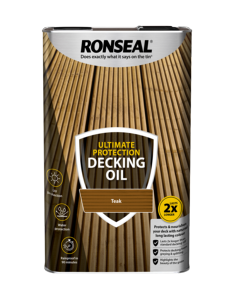 Ronseal Ultimate Protection Decking Oil 5L Teak