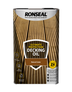 Ronseal Ultimate Protection Decking Oil 5L Natural Cedar