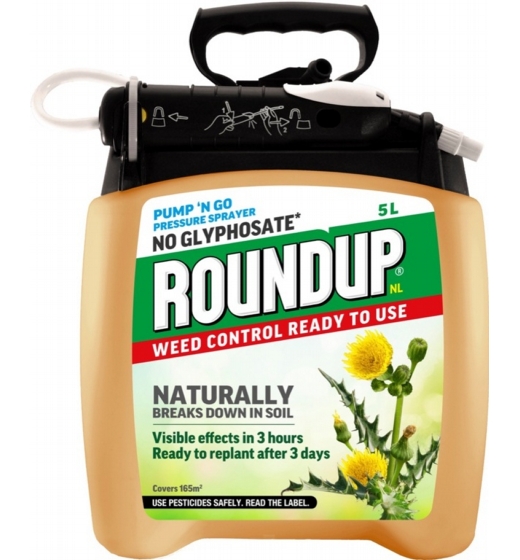 Roundup Natural Weed Control Pump N Go 5L