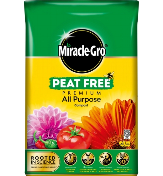 Miracle-Gro All Purpose Peat Free Compost 40L