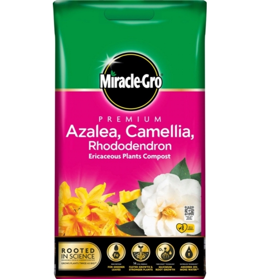 Miracle-Gro Azalea, Camellia, Rhododendron Compost 10L