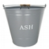 Manor Ash Bucket With Lid Grey