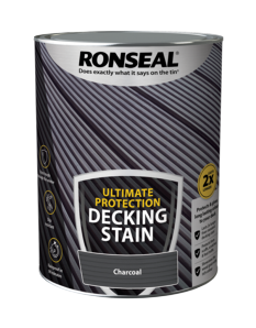 Ronseal Ultimate Protection Decking Stain 5L Charcoal