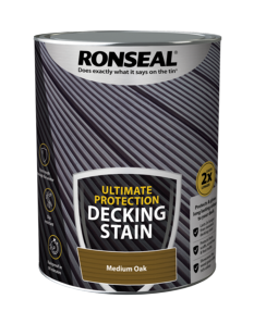 Ronseal Ultimate Protection Decking Stain 5L Medium Oak